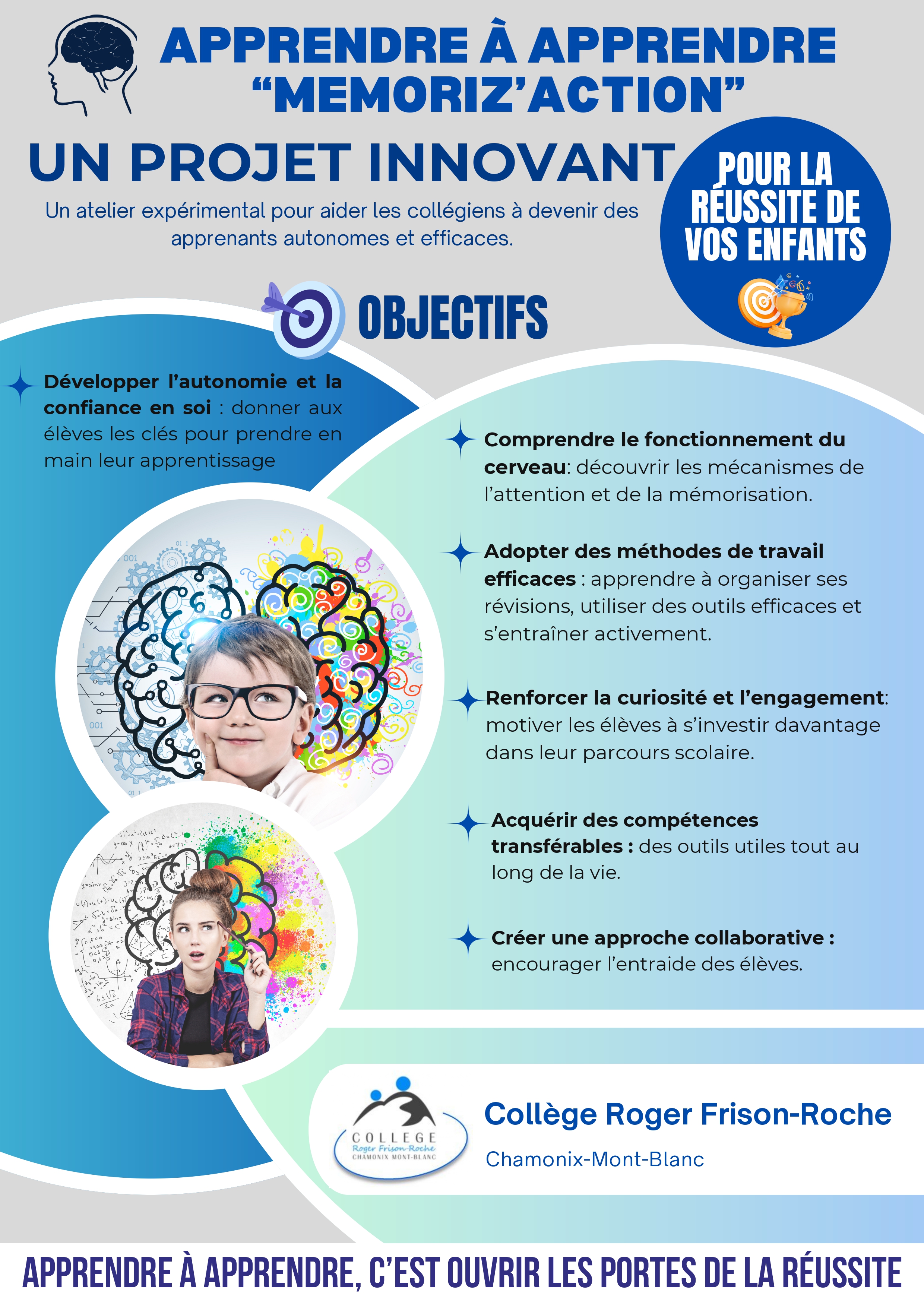 Sciences cognitives, cité scolaire Frison-Roche, Chamonix